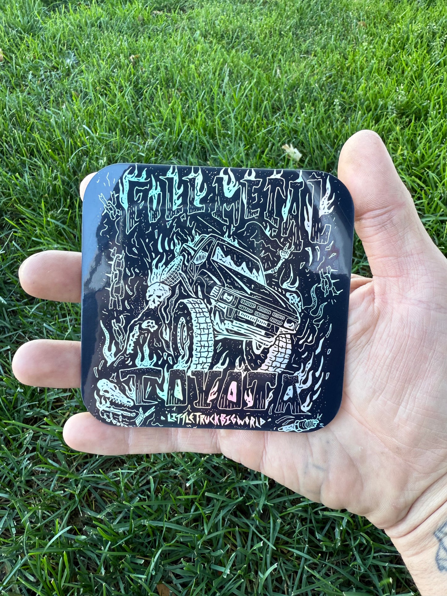 “FULL METAL TOYOTA” Sticker