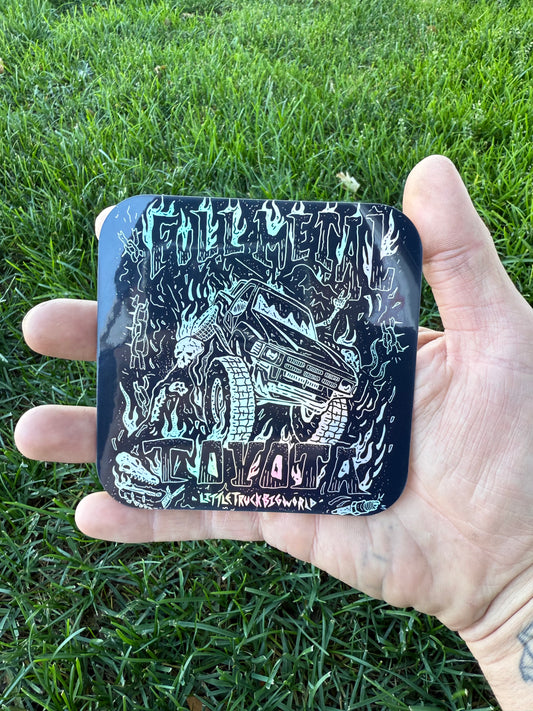 “FULL METAL TOYOTA” Sticker